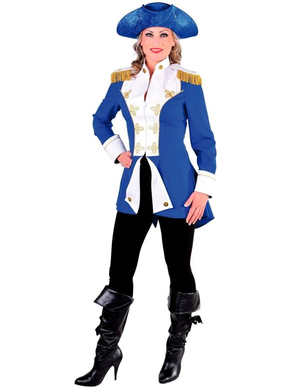 Musketiers jas blauw vrouwen main product photo