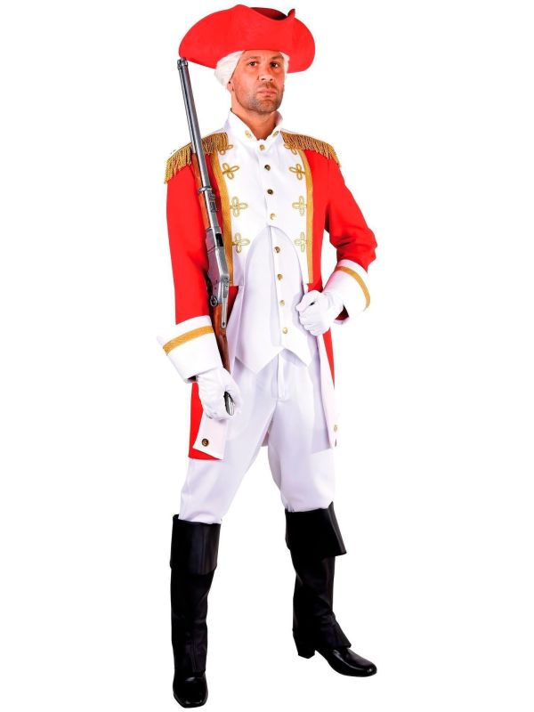 Musketiers jas rood man main product photo