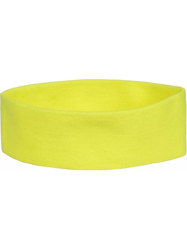 Neon gele retro hoofdband