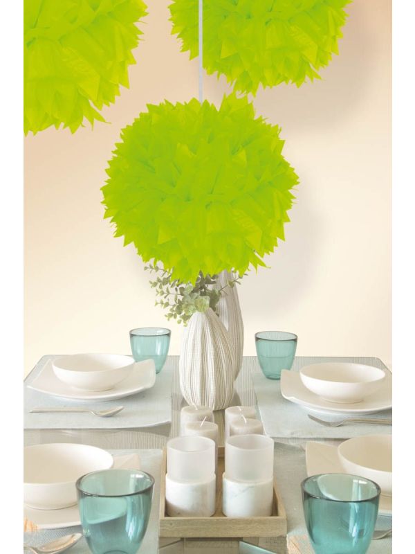 Neon groene Pompom