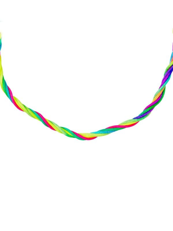 Neon multikleurige ketting