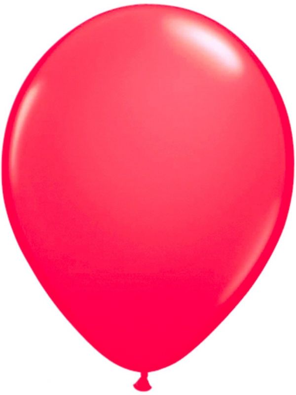 Neon roze ballonnen 8 stuks