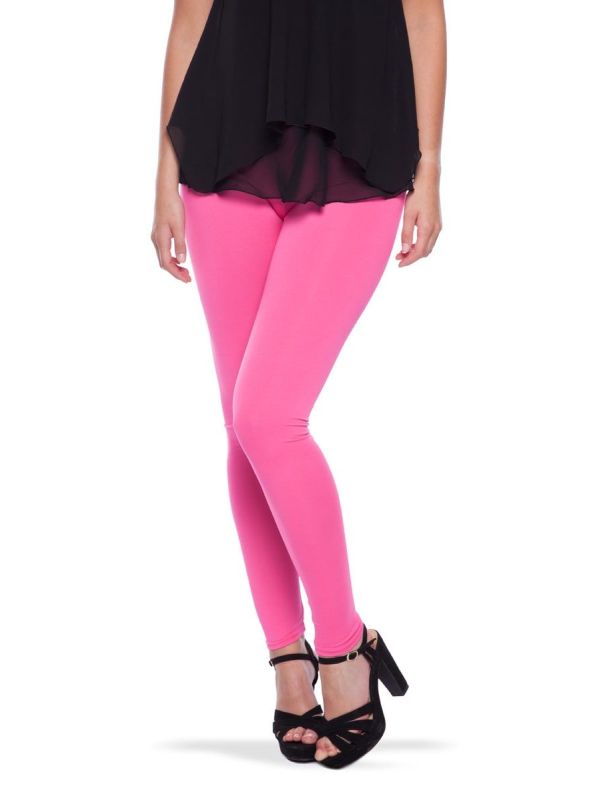 Neon roze foute party legging dames