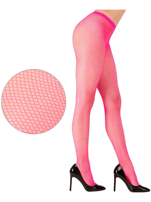 Neon roze visnet panty