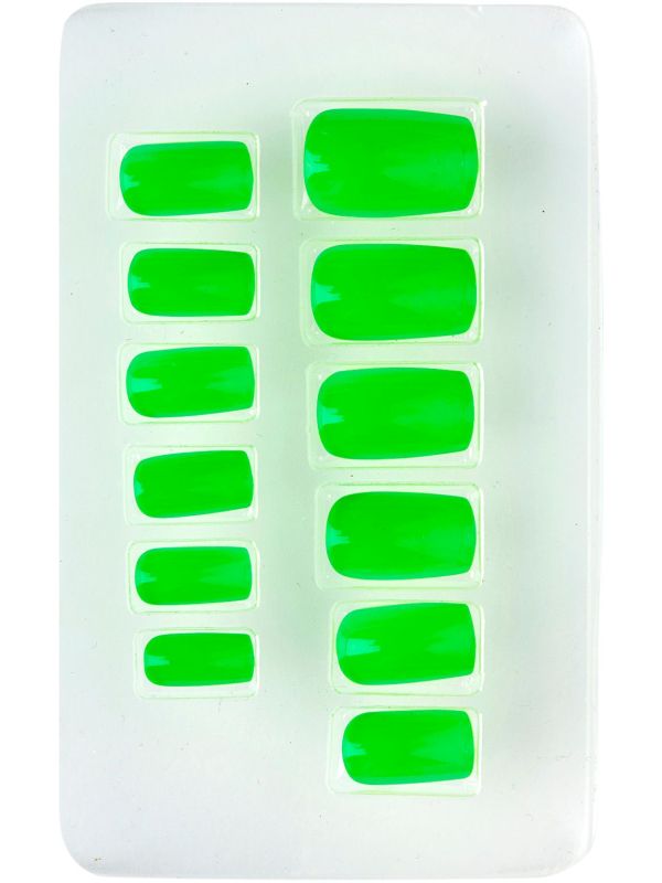 Nepnagels neon groen