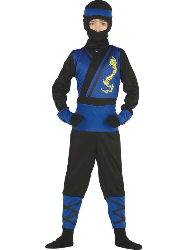 Ninja jumpsuit blauw