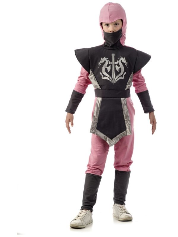 Ninja pak kind zwart roze main product photo