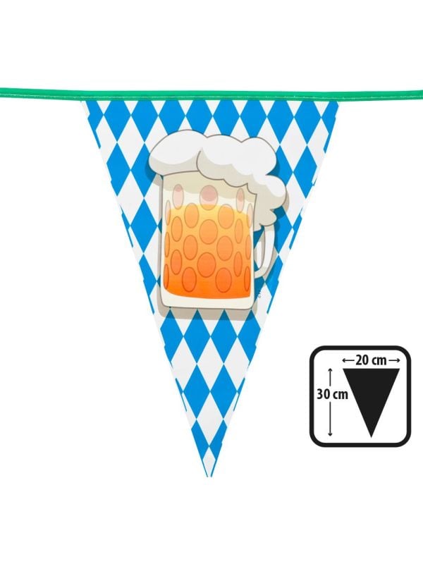 Oktoberfest bier vlaggenlijn