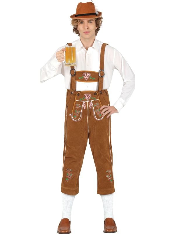 Oktoberfest lederhosen bruin