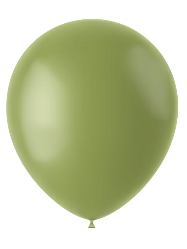Olijf groene ballonnen matte kleur