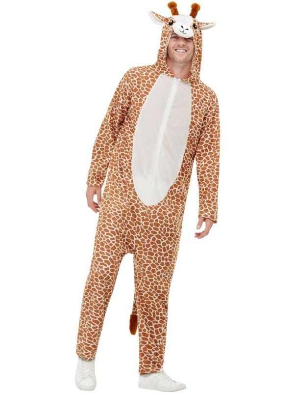 Onesie giraffe bruin