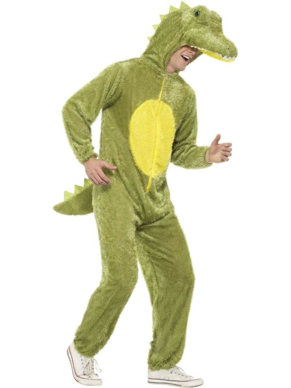 Onesie groen krokodil