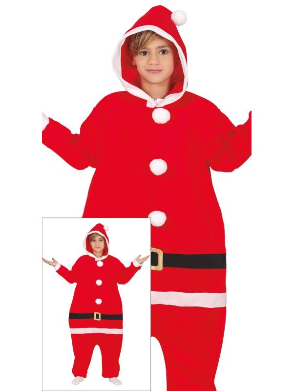 Onesie kerstman kind main product photo