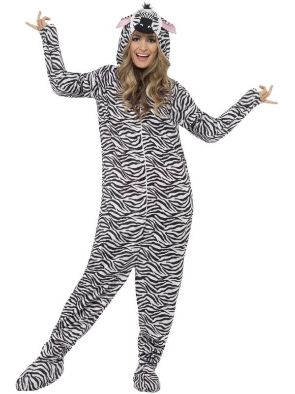 Onesie zwart wit zebra