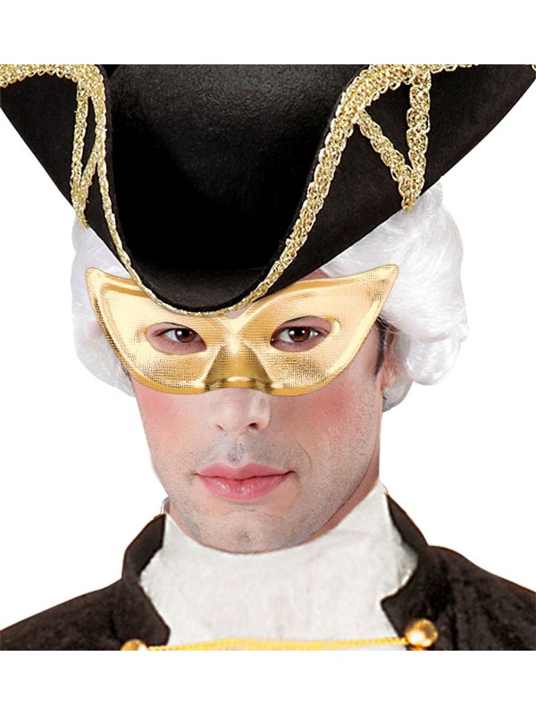 Oogmasker Papillion goud