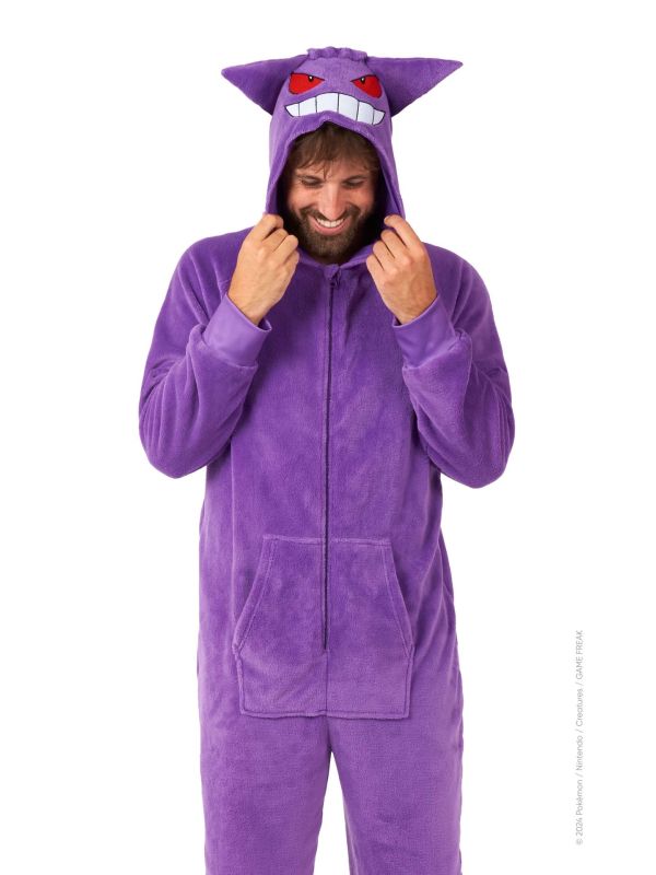 Opposuits Adults' Onesie Gengar Paars main product photo