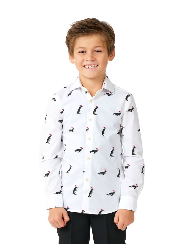 Opposuits Christmas Penguins blouse jongens