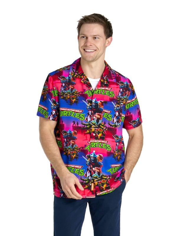Opposuits Men's Hawaiians Shirt TMNT™ Dude!