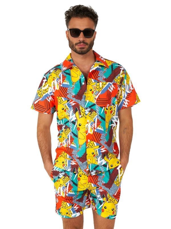 Opposuits Pika Pikachu beach combo pak