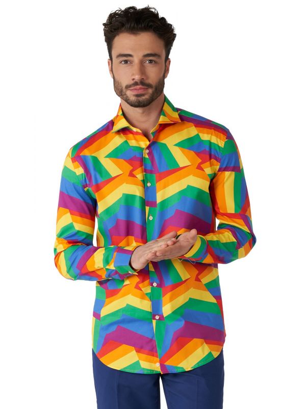 Opposuits Zig Zag Rainbow blouse
