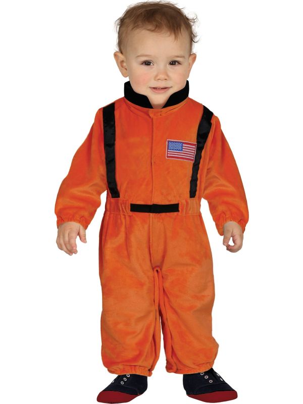 Oranje Astronaut Outfit Baby
