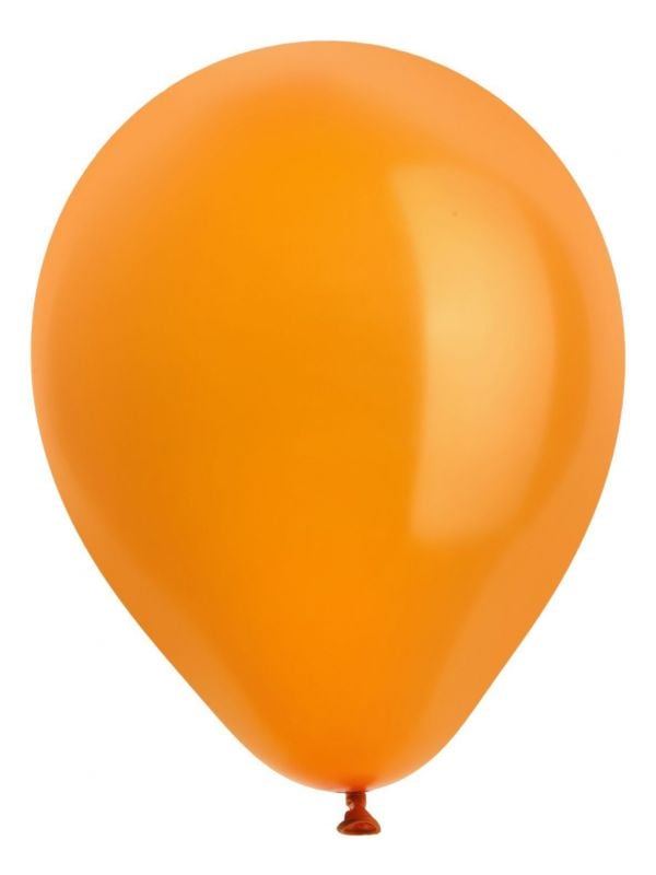 Oranje ballonnen 50 stuks