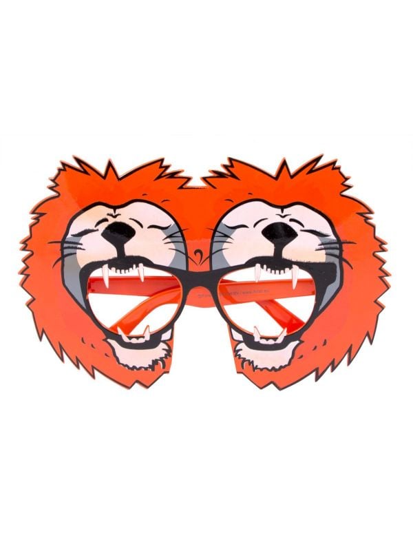 Oranje leeuwen bril