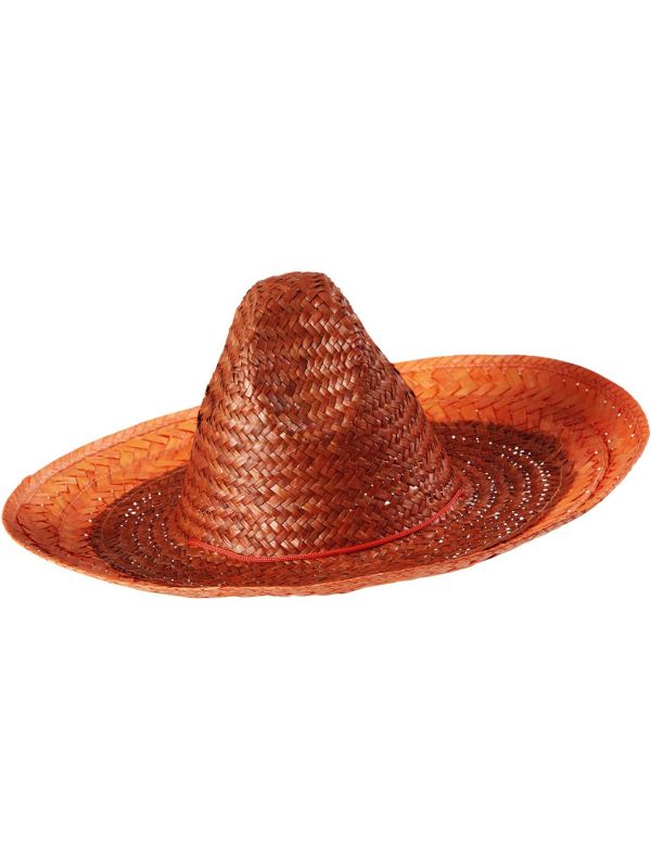 Oranje mexicaanse sombrero