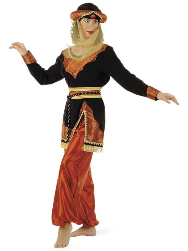 Oranje oosterse dame main product photo