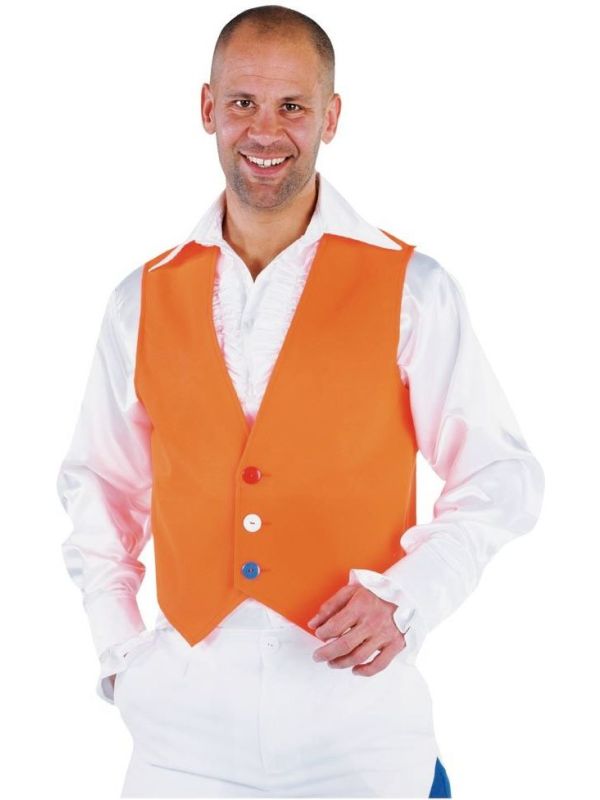 Oranje vest heren main product photo