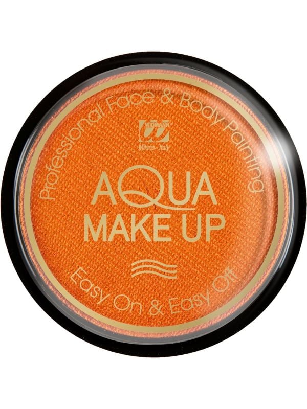 Oranje waterbasis make-up metallic