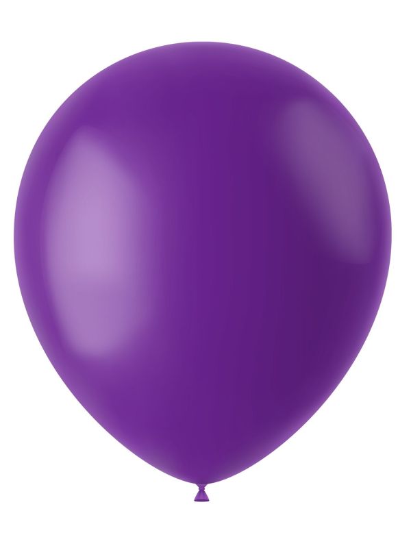 Orchid paarse mat ballonnen 100 stuks