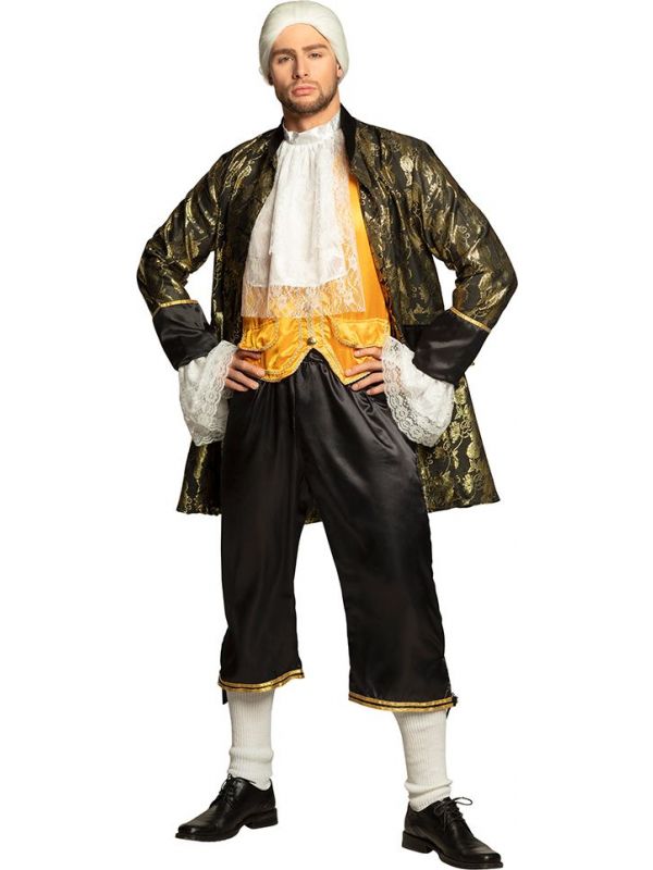 Origineel barok kostuum heren goud