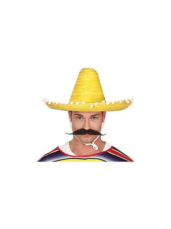 Originele Mexicaanse sombrero geel