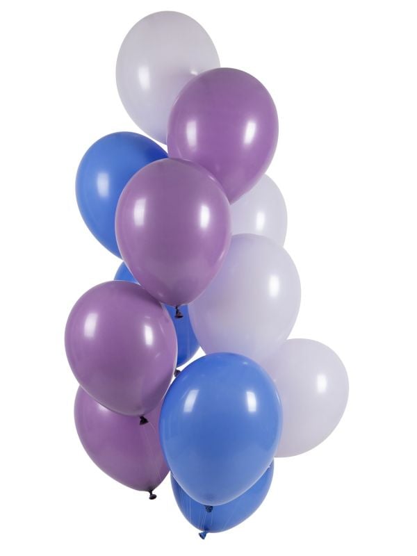 Paars Blauwe ballonnen set