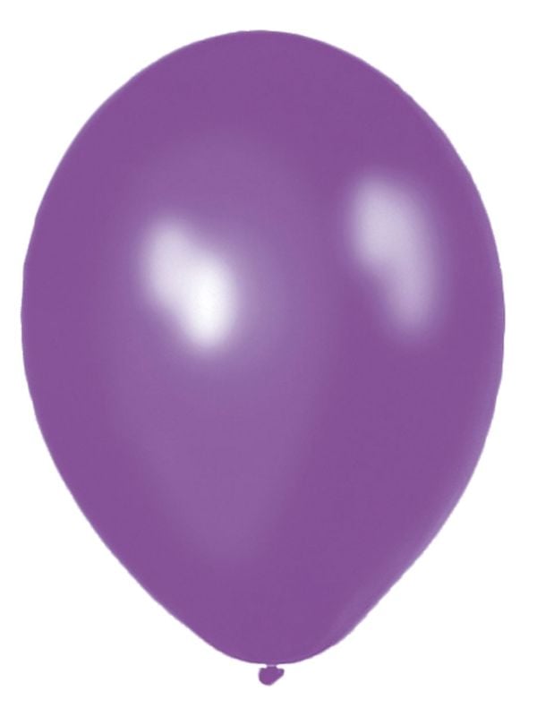 Paarse basic ballonnen 50 stuks 30cm main product photo