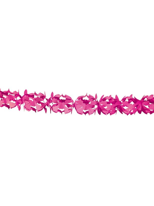 Papier slinger hoku roze 6 meter