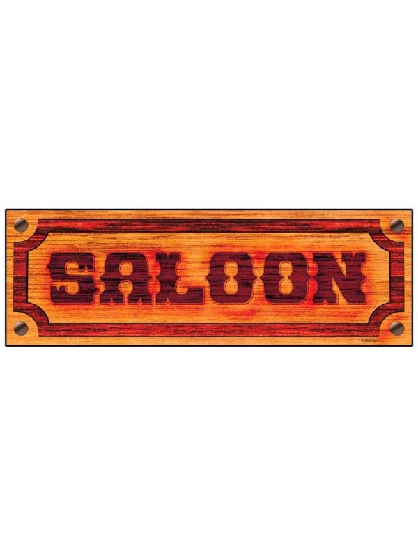 Papieren saloon bord