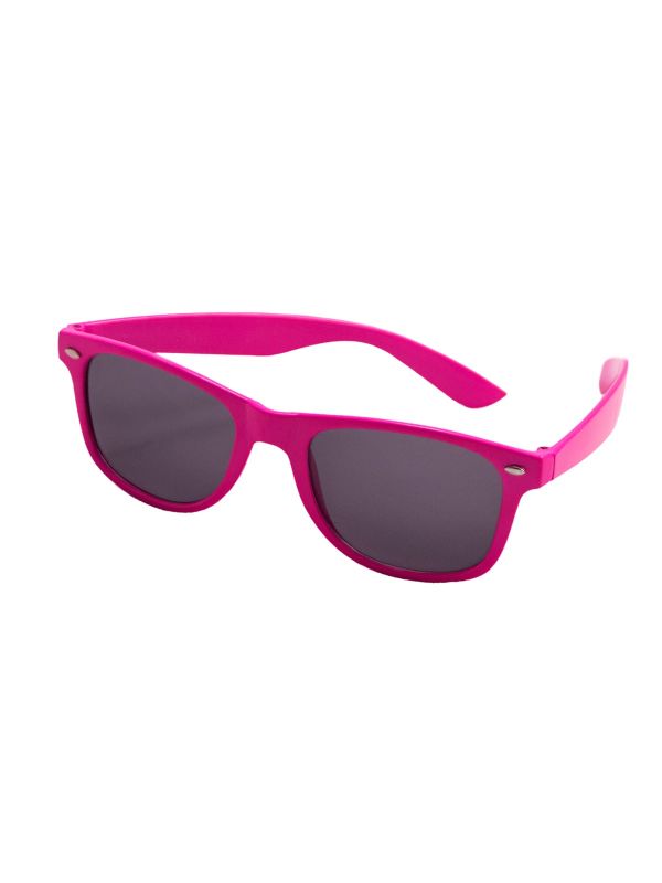 Party bril neon roze