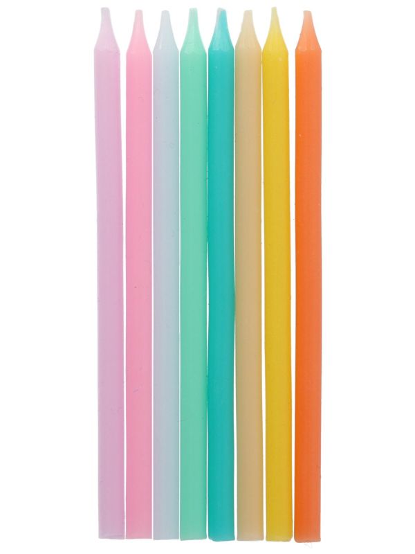 Pastel kleur kaarsen main product photo