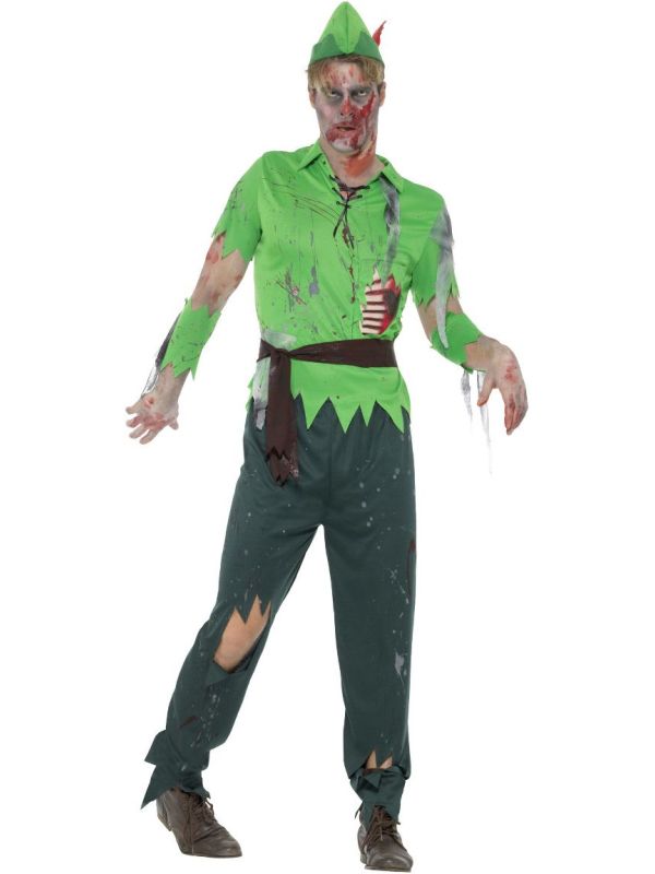 Peter pan zombie oufit groen main product photo