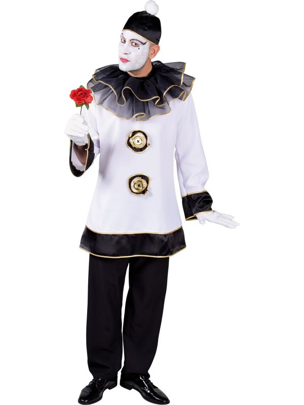 Pierrot kostuum heren main product photo