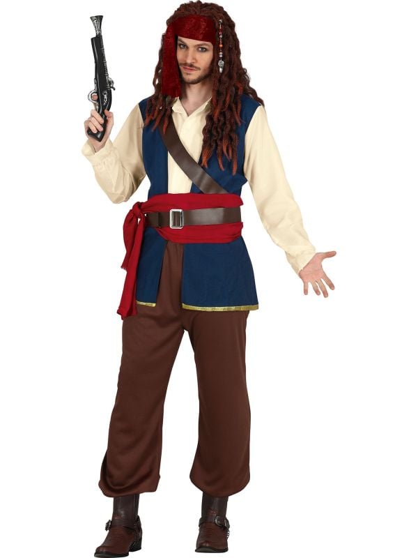 Piraat Jack Sparrow outfit heren