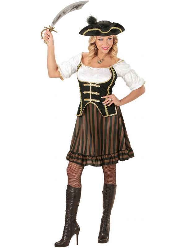Piraat kapitein pakje vrouw