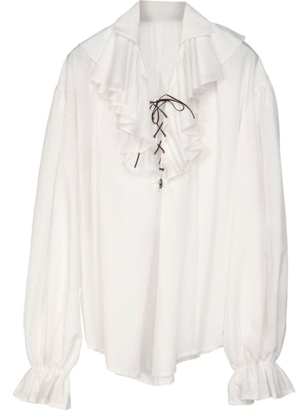 Piraten blouse wit