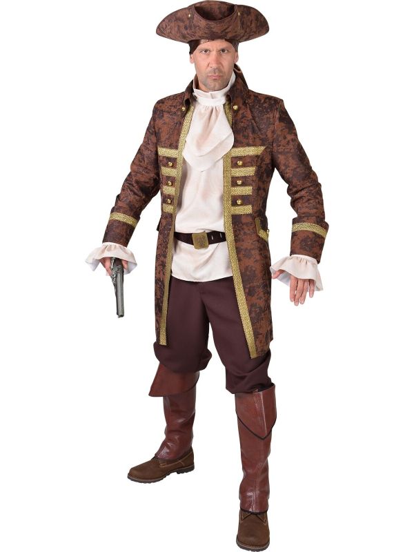 Piraten jas mannen bruin main product photo