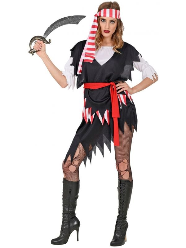 Piraten jurkje dames