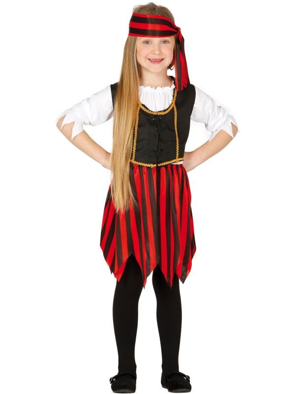 Piraten jurkje meisjes