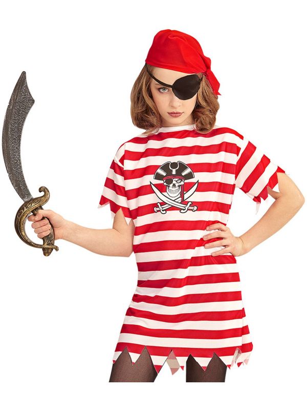 Piraten outfit meisjes 158