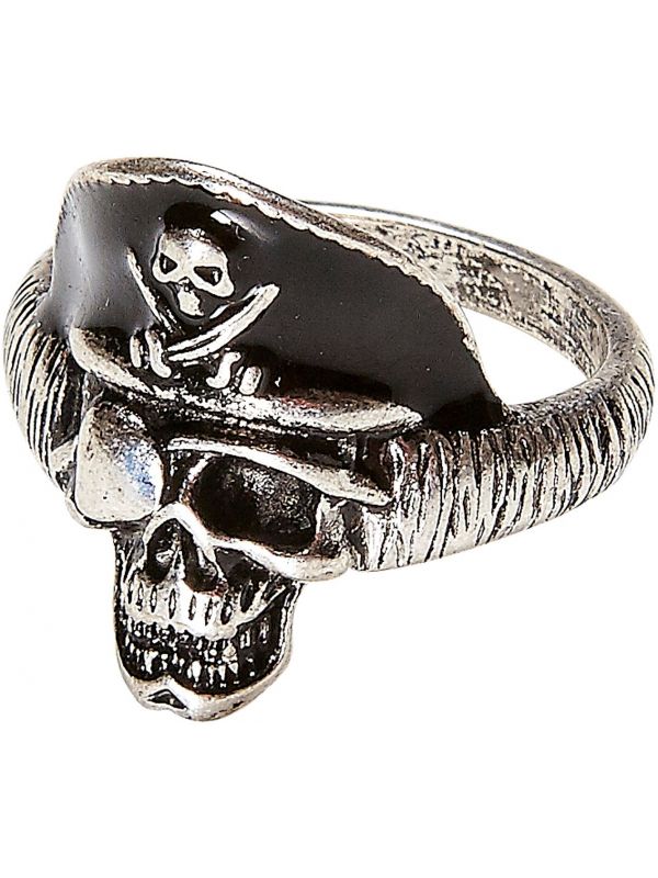 Piraten schedel ring
